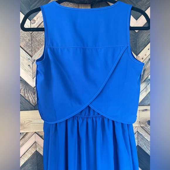 Athleta The Getaway Layered Dress Blue Sleeveless Mini Sporty Womens XXS - Picture 3 of 7